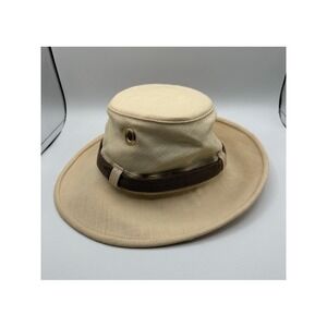 Tilley Endurables Hemp Hat Medium Tan Canada Sun Safari Wide Brim Adjustable